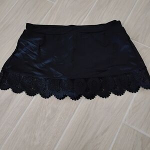 Loft Black Swim Skirt